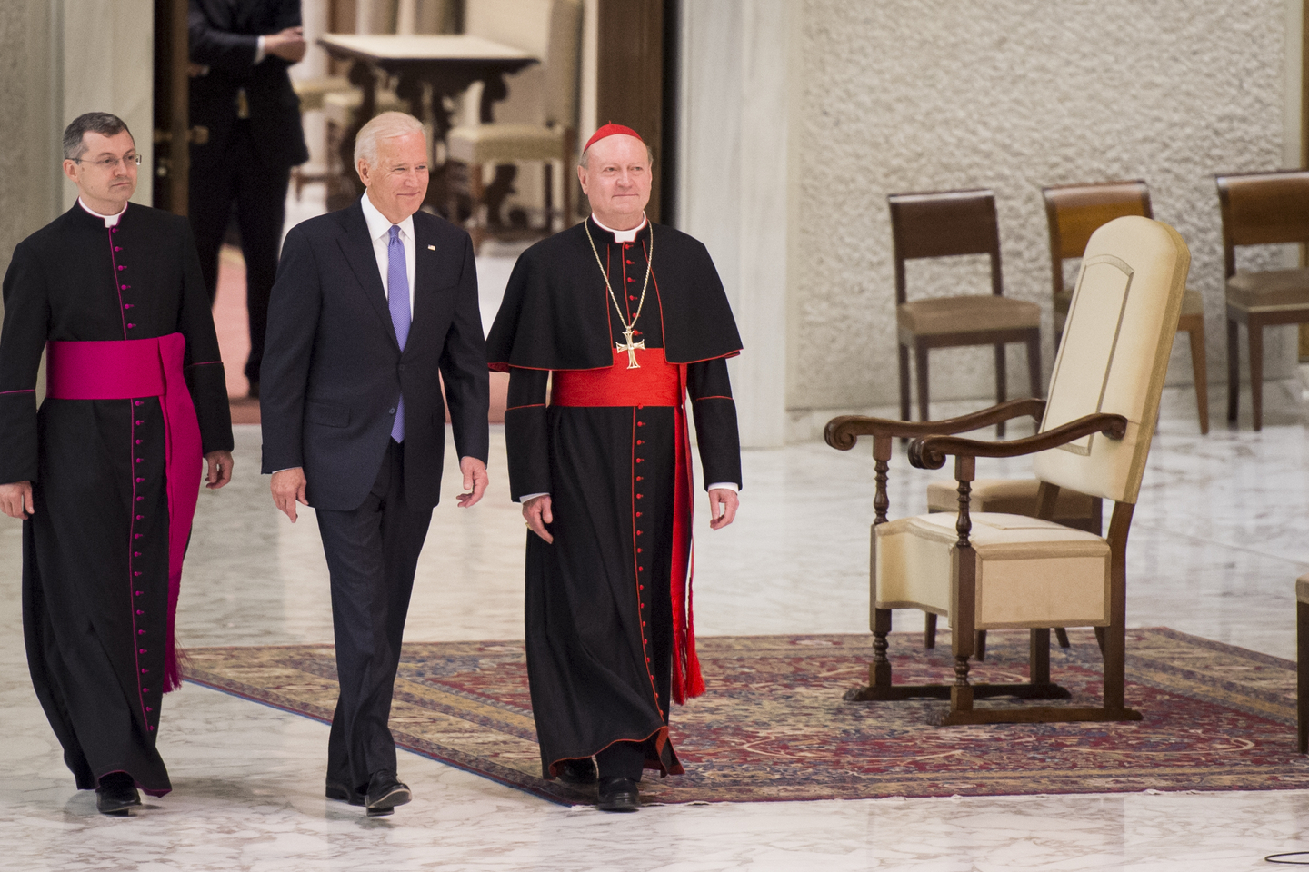 Pope Francis - Joe Biden - Audience - Paul VI Hall