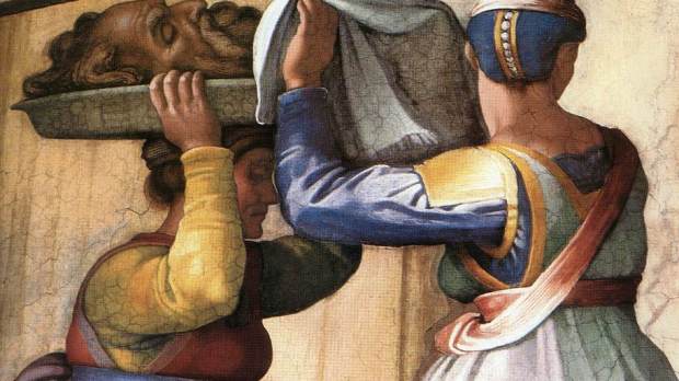 Judith, Sistine Chapel, Michelangelo/Wikimedia Commons