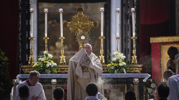 Pope Francis &#8211; Corpus Domini &#8211; St. John at the Lateran Basilica