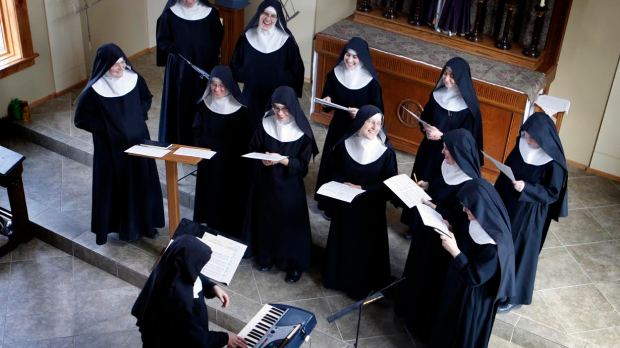 Benedictines recording Karen Pulfer Focht with permission