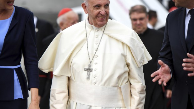 Pope Francis arrival to JP II International airport &#8211; Poland