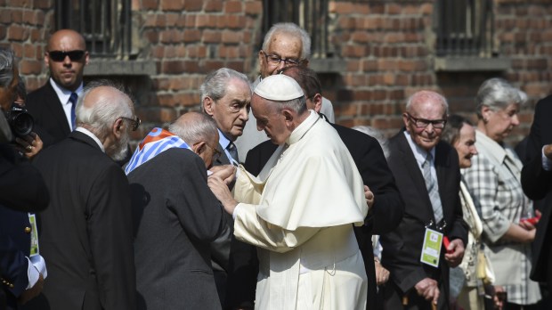 Pope Visits Auschwitz