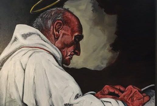 Fr Jacques Hamel painted by muslim