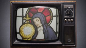 web-st-clare-of-assisi-retro-television-fr-lawrence-lew-op-cc-and-refat-shutterstock_79058422