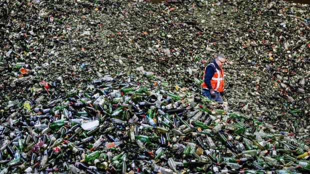 NETHERLANDS-WASTE-GLASS-RECYCLING