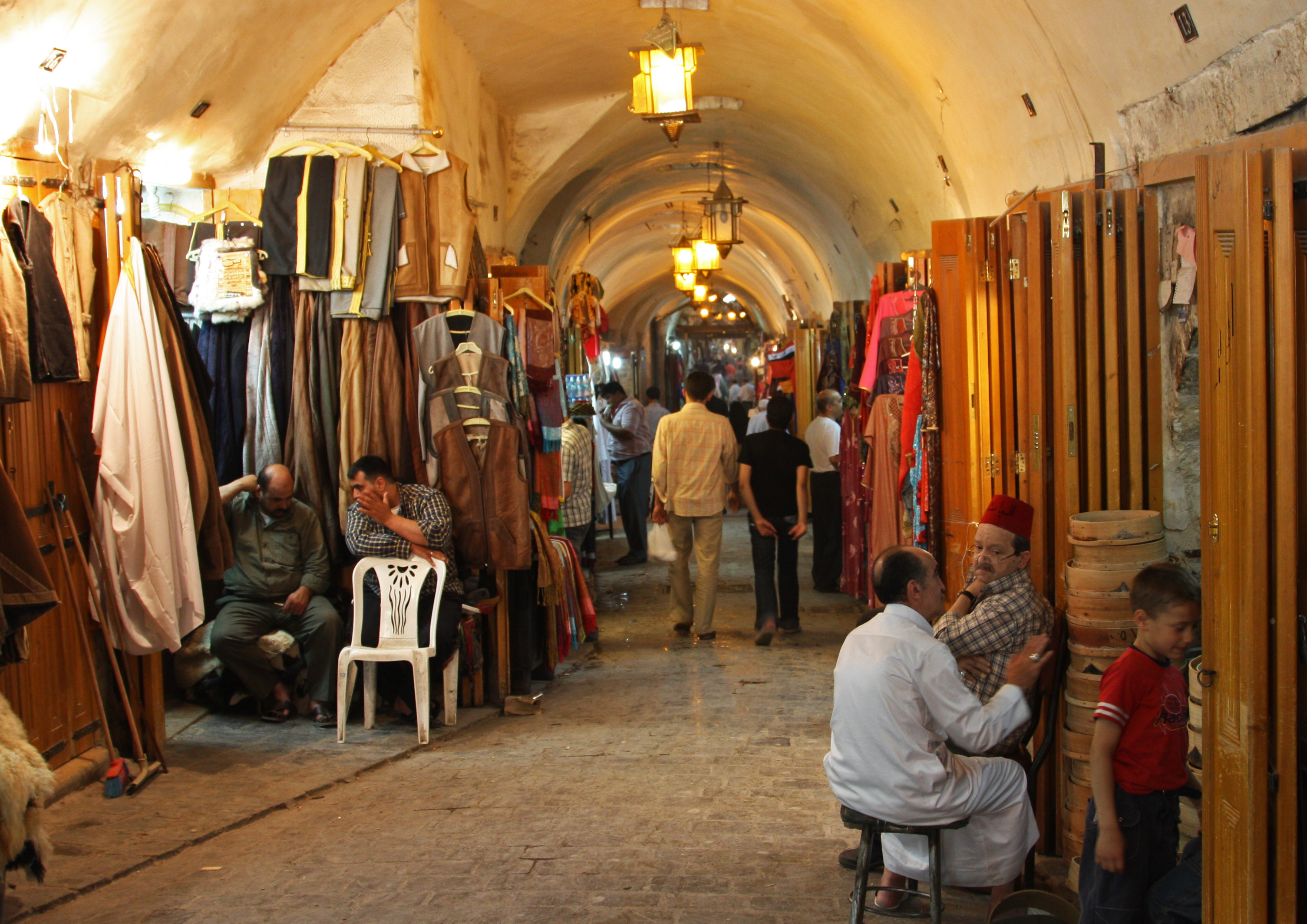 Aleppo market Syria