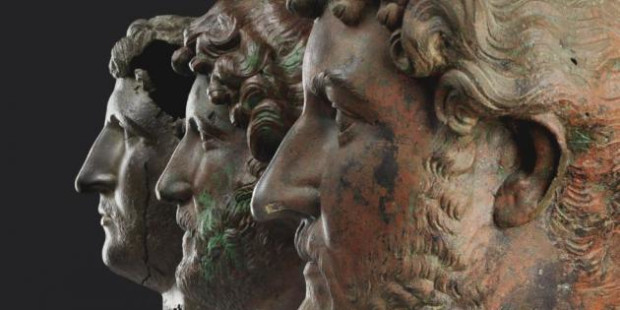 bronze hadrian statue