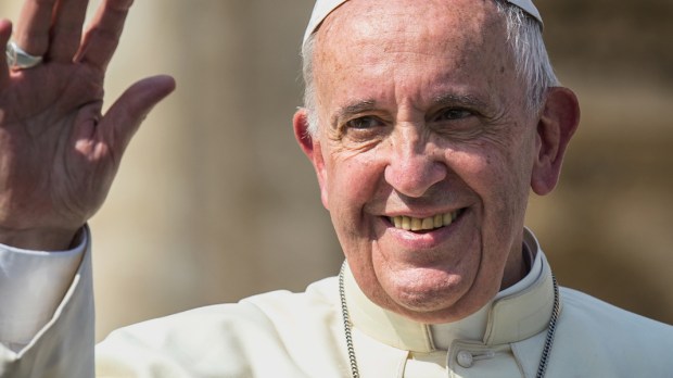 HERO POPE FRANCIS SMILE