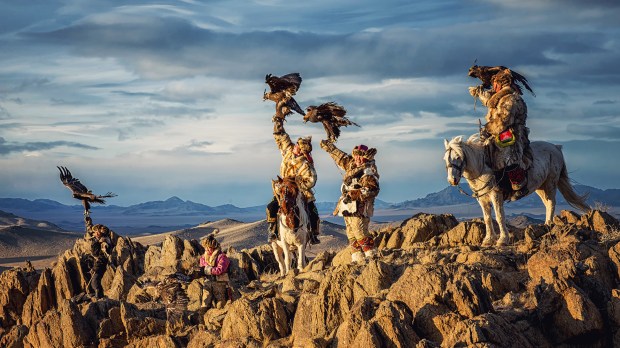 Mongolian eagle Hunters &#8211; shutterstock_550899670