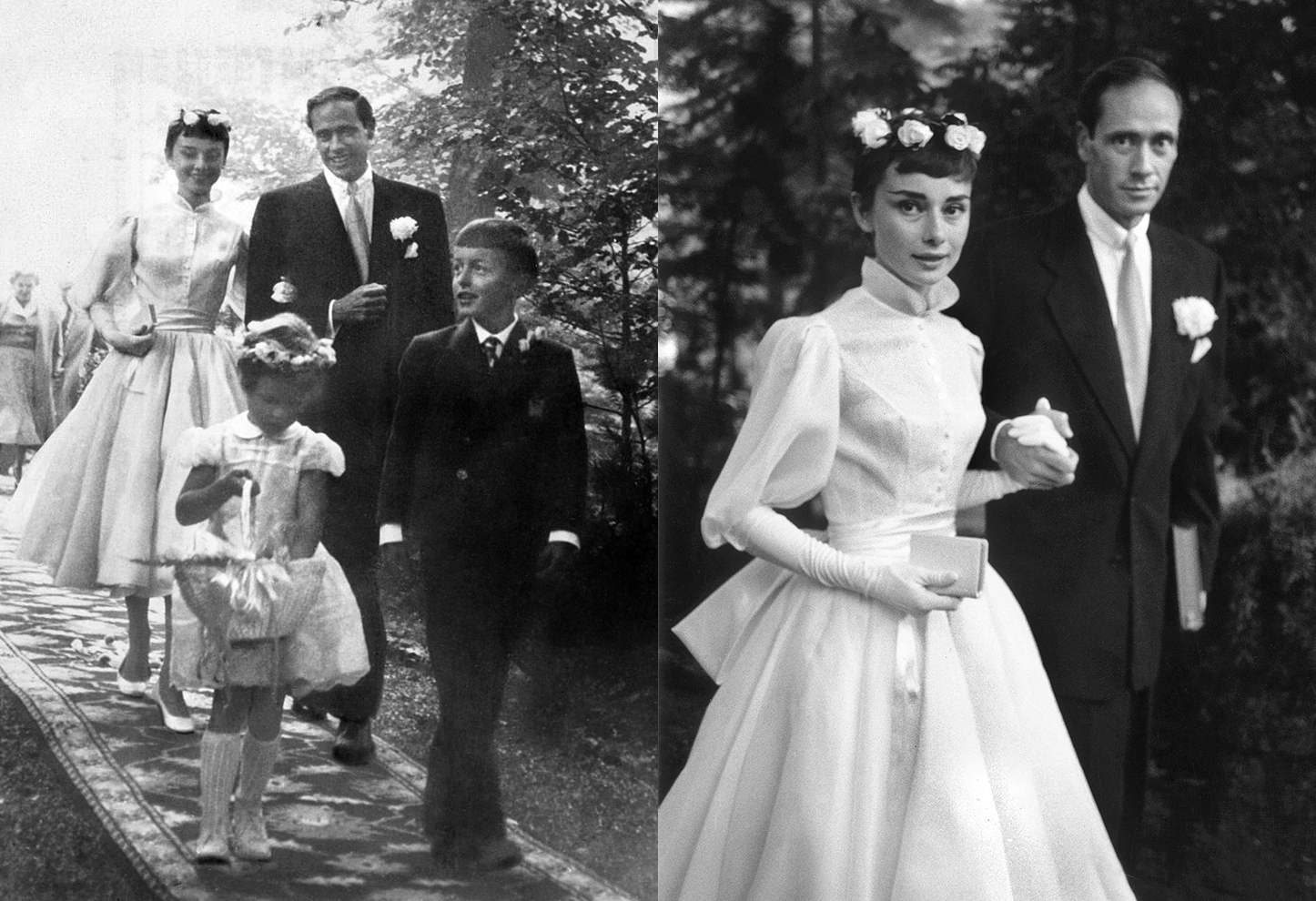 The Story Behind Audrey Hepburn's Wedding Dresses