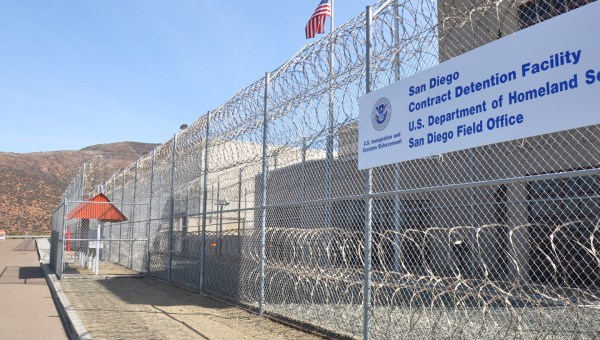 Detention center at the border