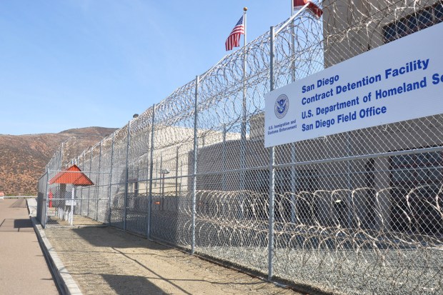 Detention center at the border