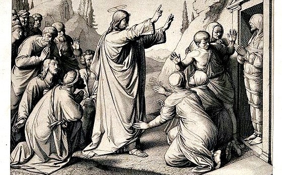 Christ_raises_Lazarus_from_his_tomb._Etching_by_F._Ludy_afte_Wellcome_V0034555