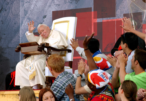 John Paul II during WYD Toronto 2002 &#8211; fr