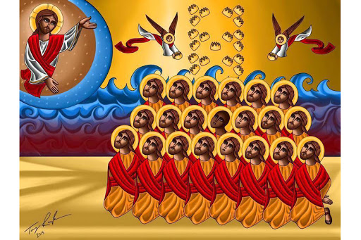 Icon of the 21 Coptic martyrs of Libya – fr