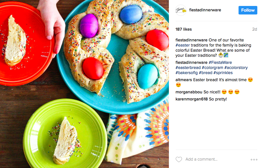 WEB3 EASTER BREAD COLORFUL EGGS SPRINKLES TRADITIONS Instagram