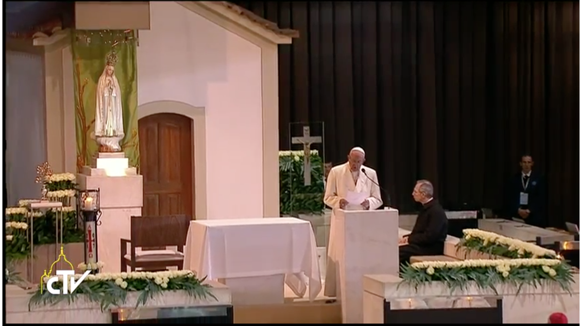 Pope Francis address at Fatima