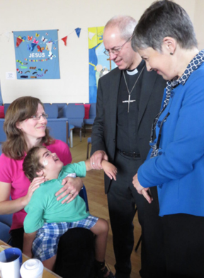 WEB JONATHAN BRYAN ARCHBISHOP OF CANTERBURY CEREBRAL PALSY Chantal Bryan