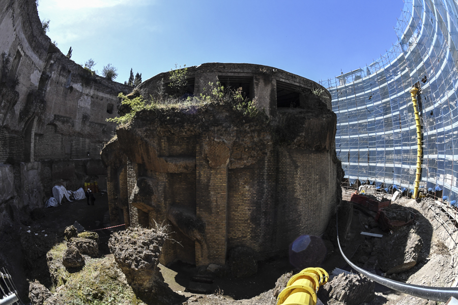 ITALY-ARCHAELOGY-ROMANS-AUGUSTUS-MAUSOLEUM