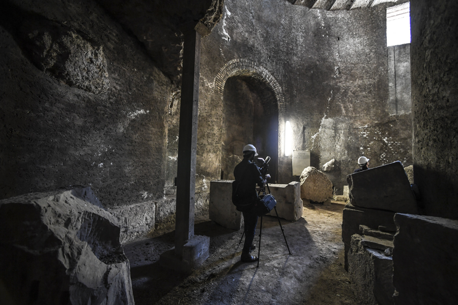 ITALY-ARCHAELOGY-ROMANS-AUGUSTUS-MAUSOLEUM