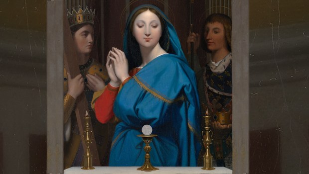 THE VIRGIN ADORING THE HOSTTHE VIRGIN ADORING THE HOST