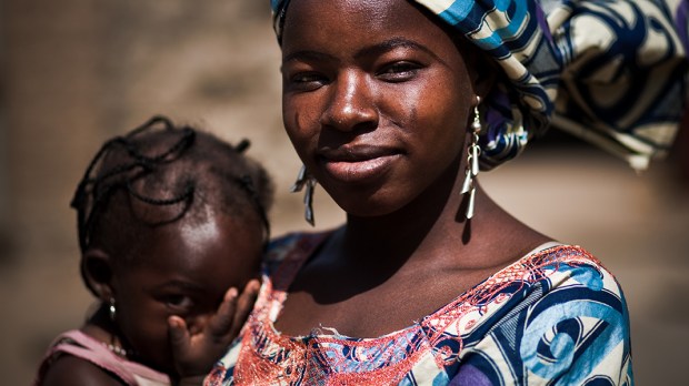 BURKINA FASO WOMAN CHILD