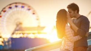 COUPLE,KISSING,CARNIVAL