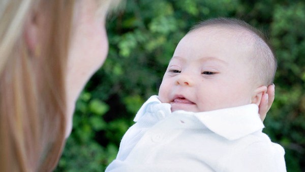 MICHA BOYETT WITH SON ACE