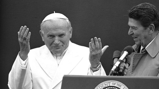 SAINT JOHN PAUL II;POPE;PRESIDENT RONALD REAGAN