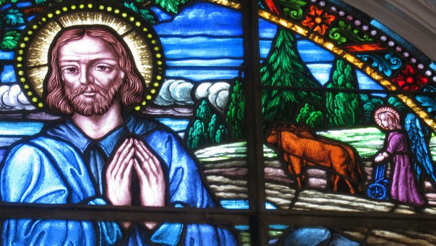 ST ISADORE STAINED GLASS