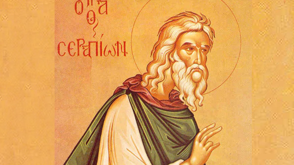WEB3 ST SERAPION SIDONITE SLAVE HERMIT EGYPT Icon courtesy of Eikongrafos