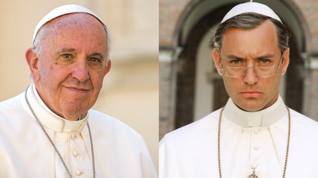 JUDE LAW,POPE FRANCIS