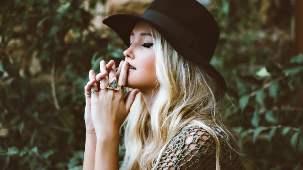 WOMAN PRAYING