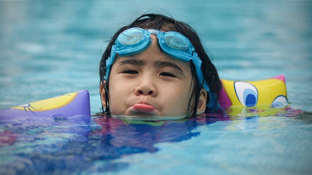 Child Swimming