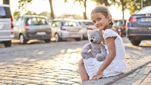 Girl in Parking Lot