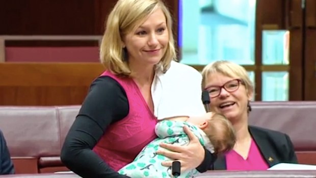 Larissa Waters Breastfeeding