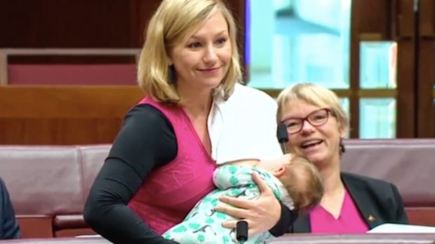 Larissa Waters Breastfeeding