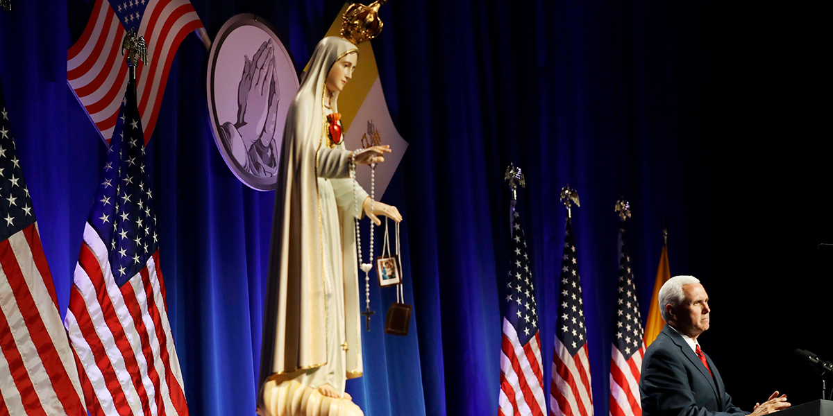 NATIONAL CATHOLIC PRAYER BREAKFAST,PENCE,FATIMA