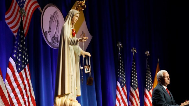 NATIONAL CATHOLIC PRAYER BREAKFAST,PENCE,FATIMA