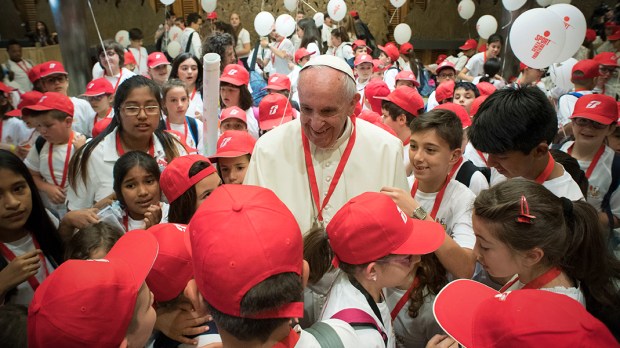 POPE FRANCIS;CHILDREN;EARTHQUAKE