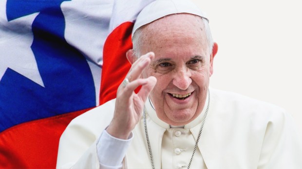 WEB3-POPE FRANCIS-CHILE-FLAG-Jordán Francisco-cc-© Mazur-catholicnews.org.uk-cc-Aleteia-cc