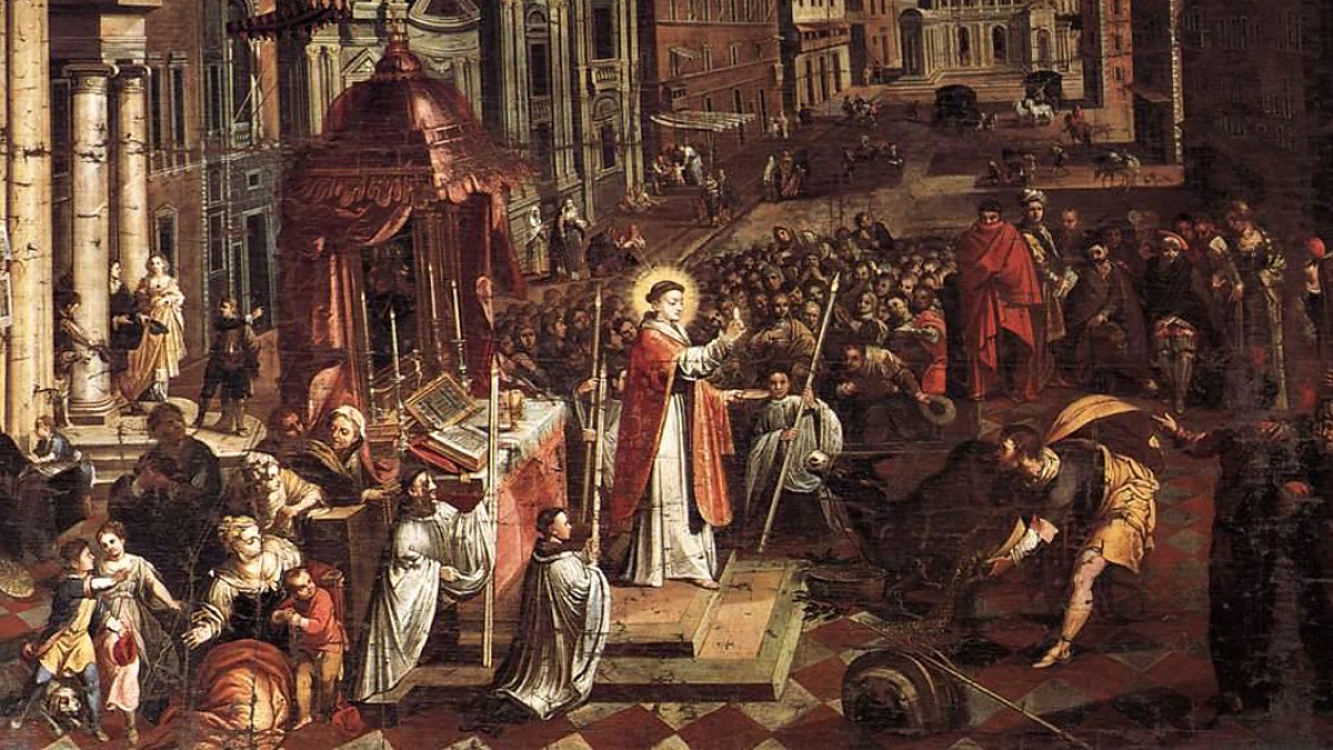 ST ANTHONY OF PADUA,MIRACLE OF THE MULE