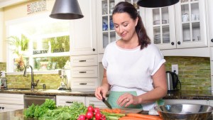 WOMAN COOKING