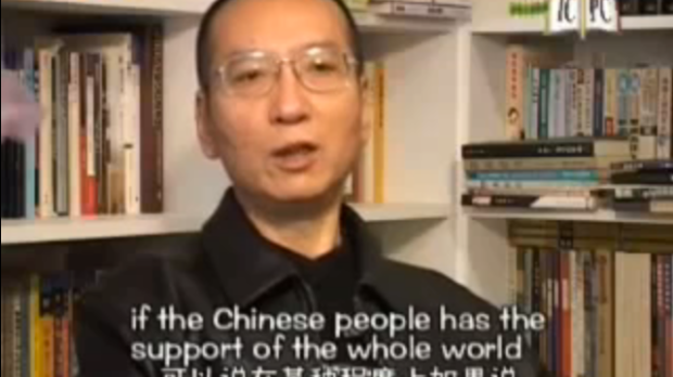 Liu Xiaobo interviewed on TV