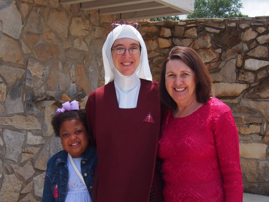 Sister Christiana with her Mom Sandy and sister Sunny