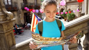 YOUNG ADULT,TRAVEL,SPAIN,MAP