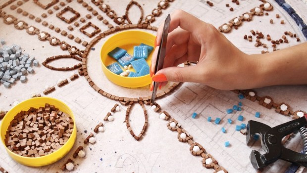 MAKING MOSAIC