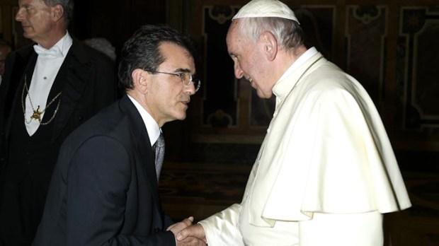 ALFREDO LUIS SOMOZA,POPE FRANCIS