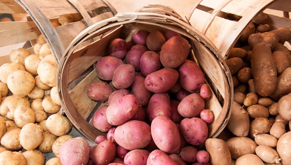 Potatoes in Baskets