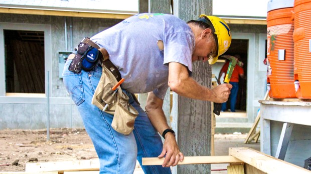 MAN WORKING,HARD HAT